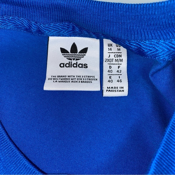 Adidas Blue Trefoil Tee - Picture 3 of 6